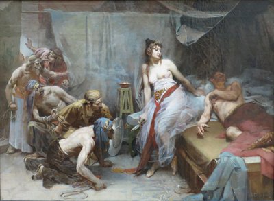 Samson and Delilah by Oscar Pereira da Silva